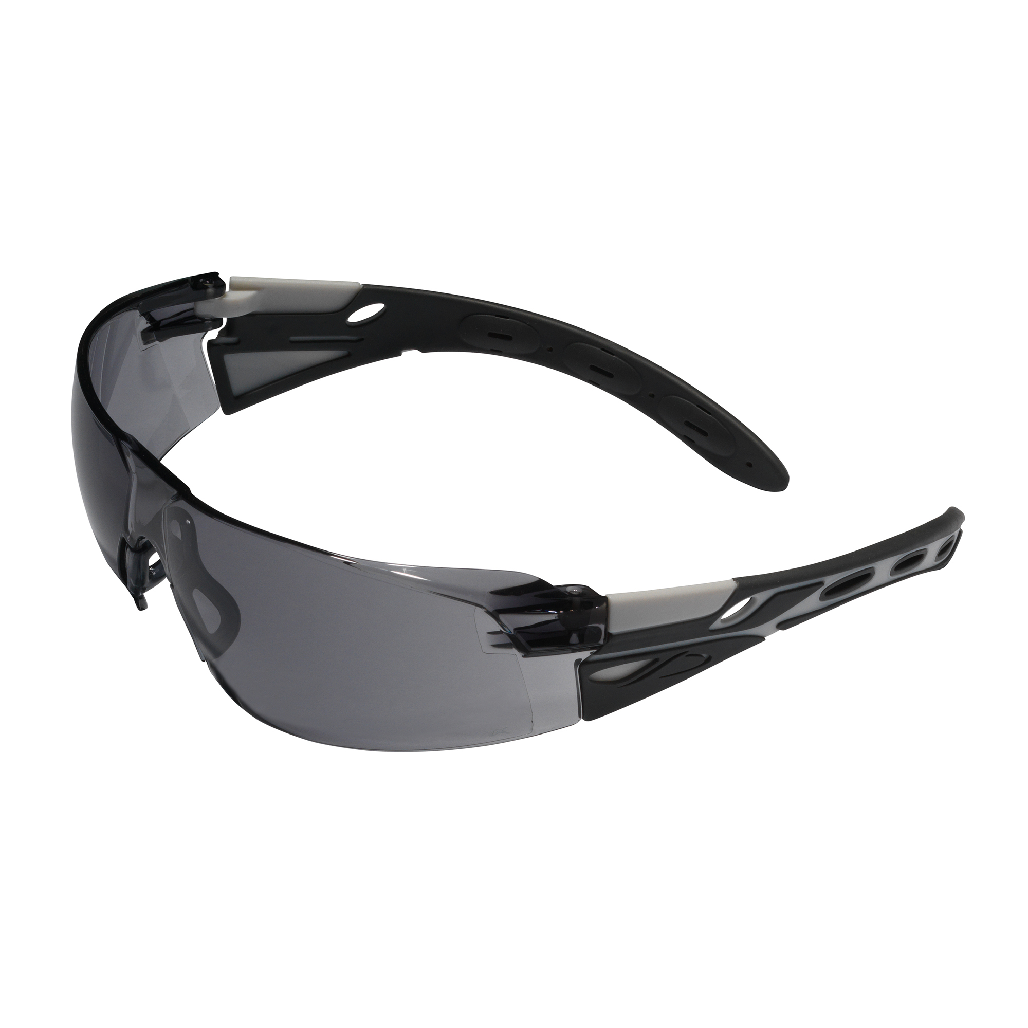 JSP EIGER Safety Spectacles, Anti-Mist, Scratch Resistant, Smoked Polycarbonate Lens
