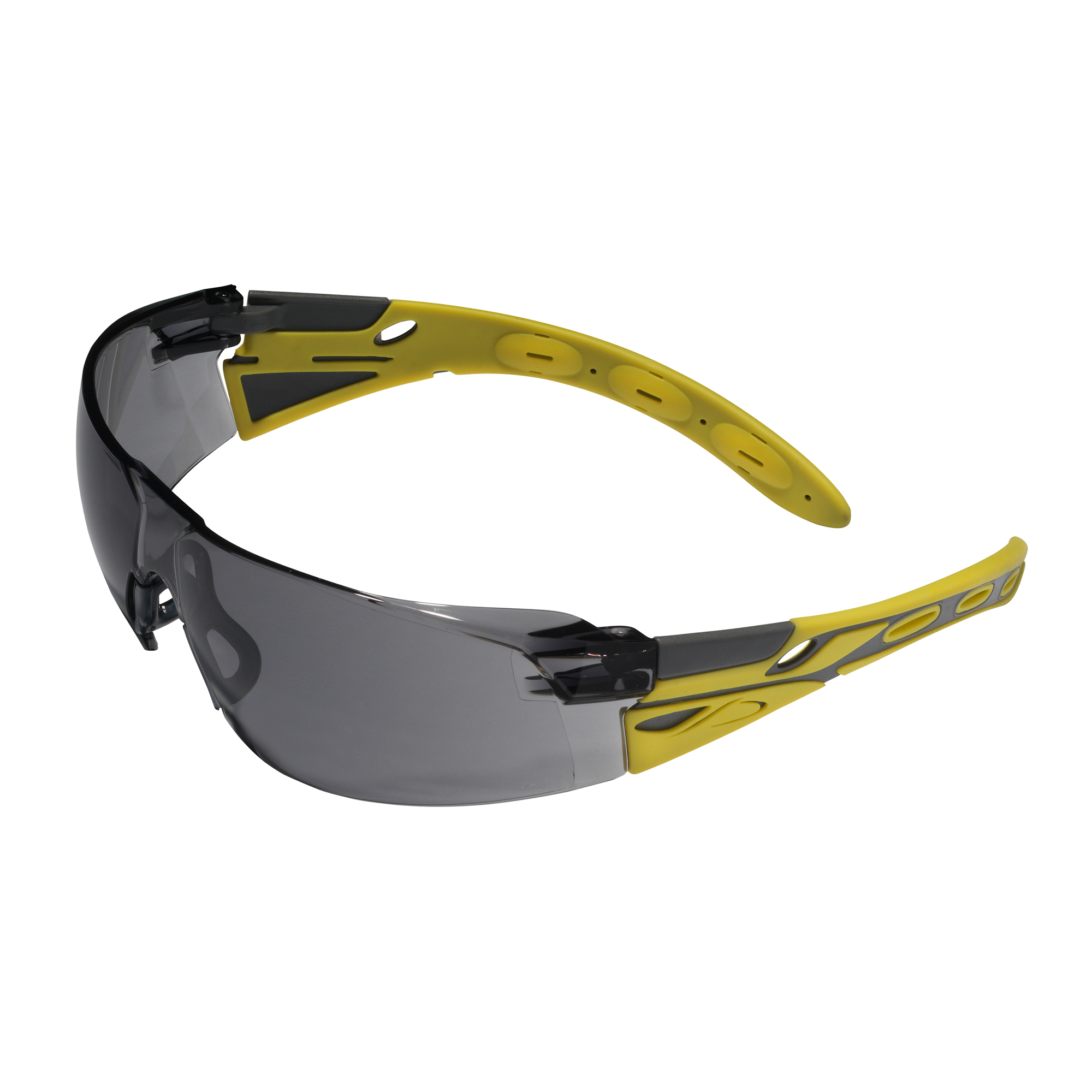 JSP EIGER Safety Spectacles, Anti-Mist, Scratch Resistant, Smoked Polycarbonate Lens