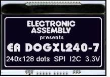ea-dogxl240s-7 Display Visions EA DOGXL240S-7 EA DOG LCD Display