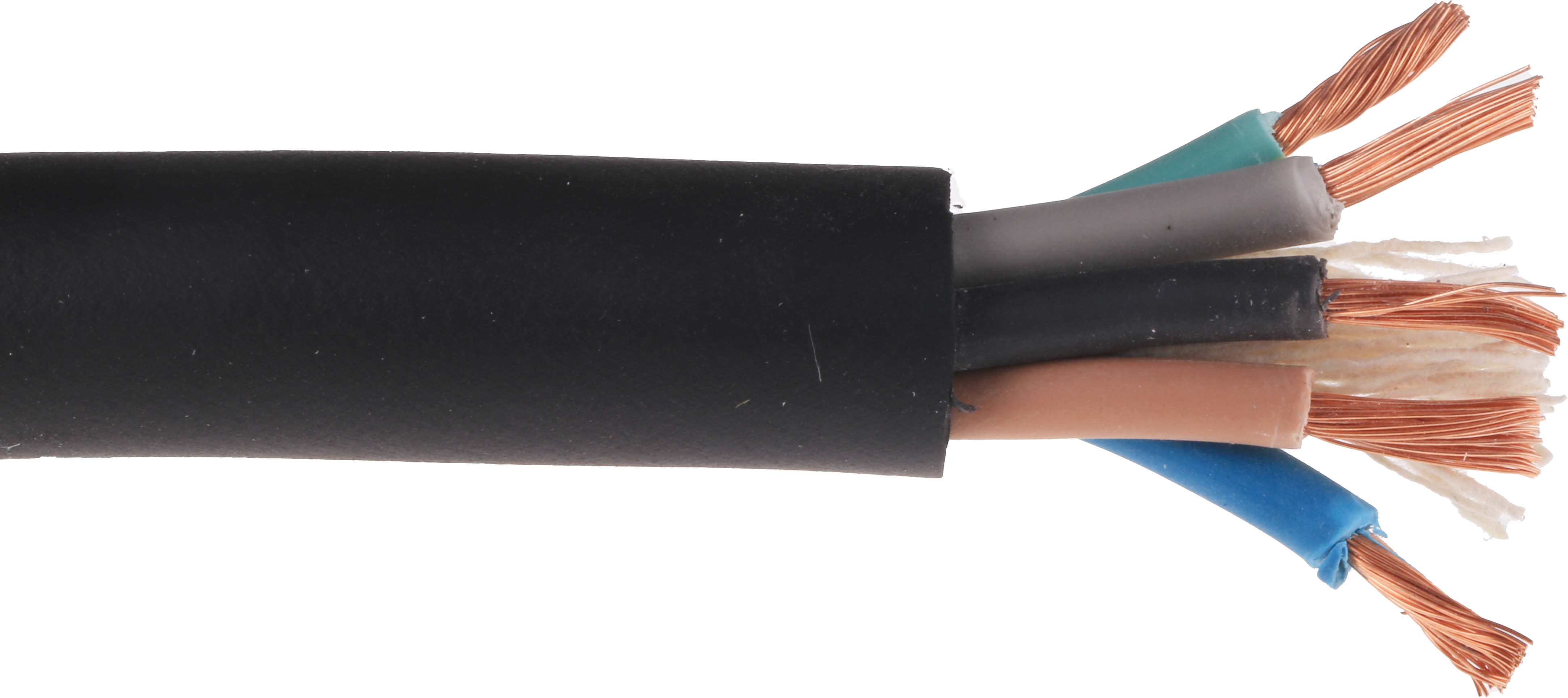 773-9049 RS PRO H07RN-F, 100 m 3 Core Power Cable, Black Ethylene Propylene Rubber 60 °C