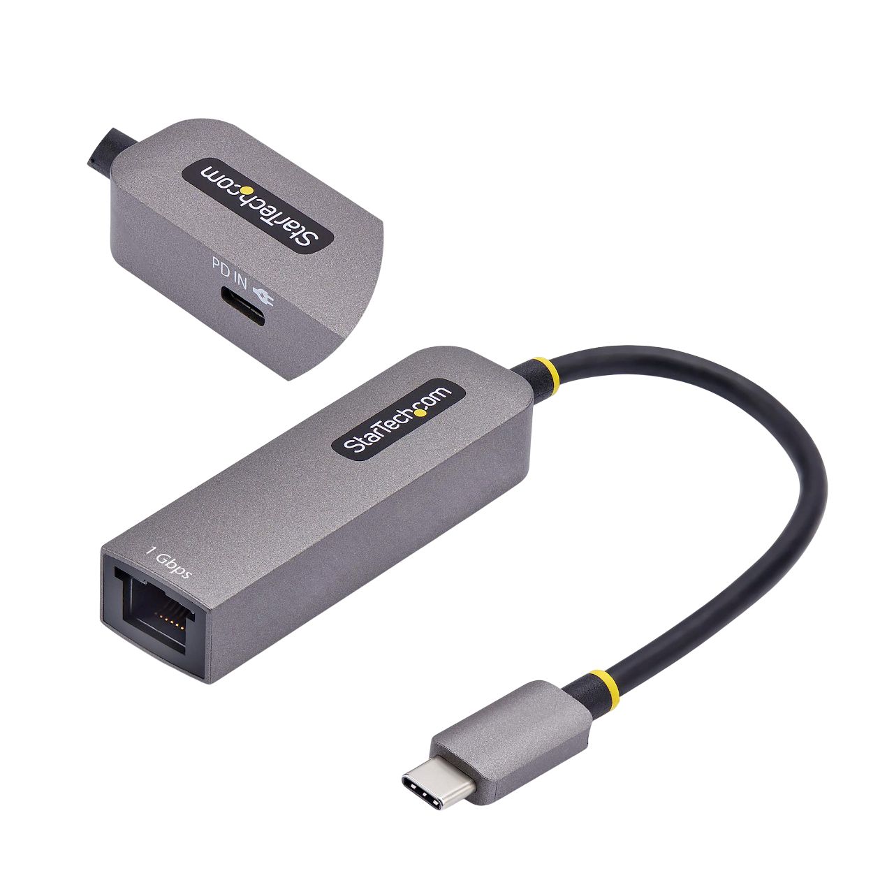 StarTech.com USB Ethernet Adapter USB 3.2 6 in Grey 100Mbps Network Speed