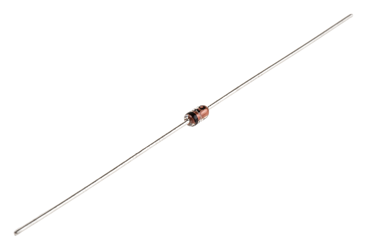Fairchild Semiconductor Silicon Junction, Single, 400 mA, 2-Pin 100 V DO-35 1N4148TA