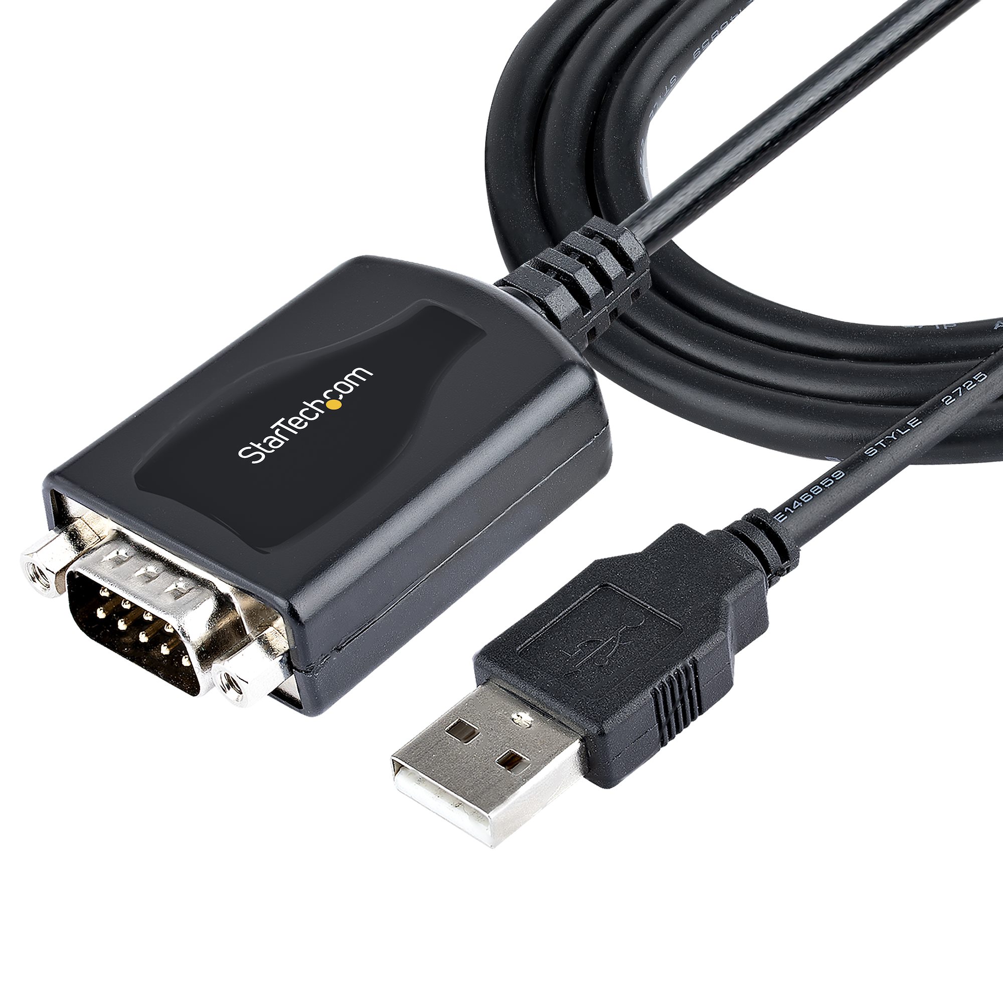 StarTech.com D-Sub 9-Pin to Male to USB Type A Male Converter Cable