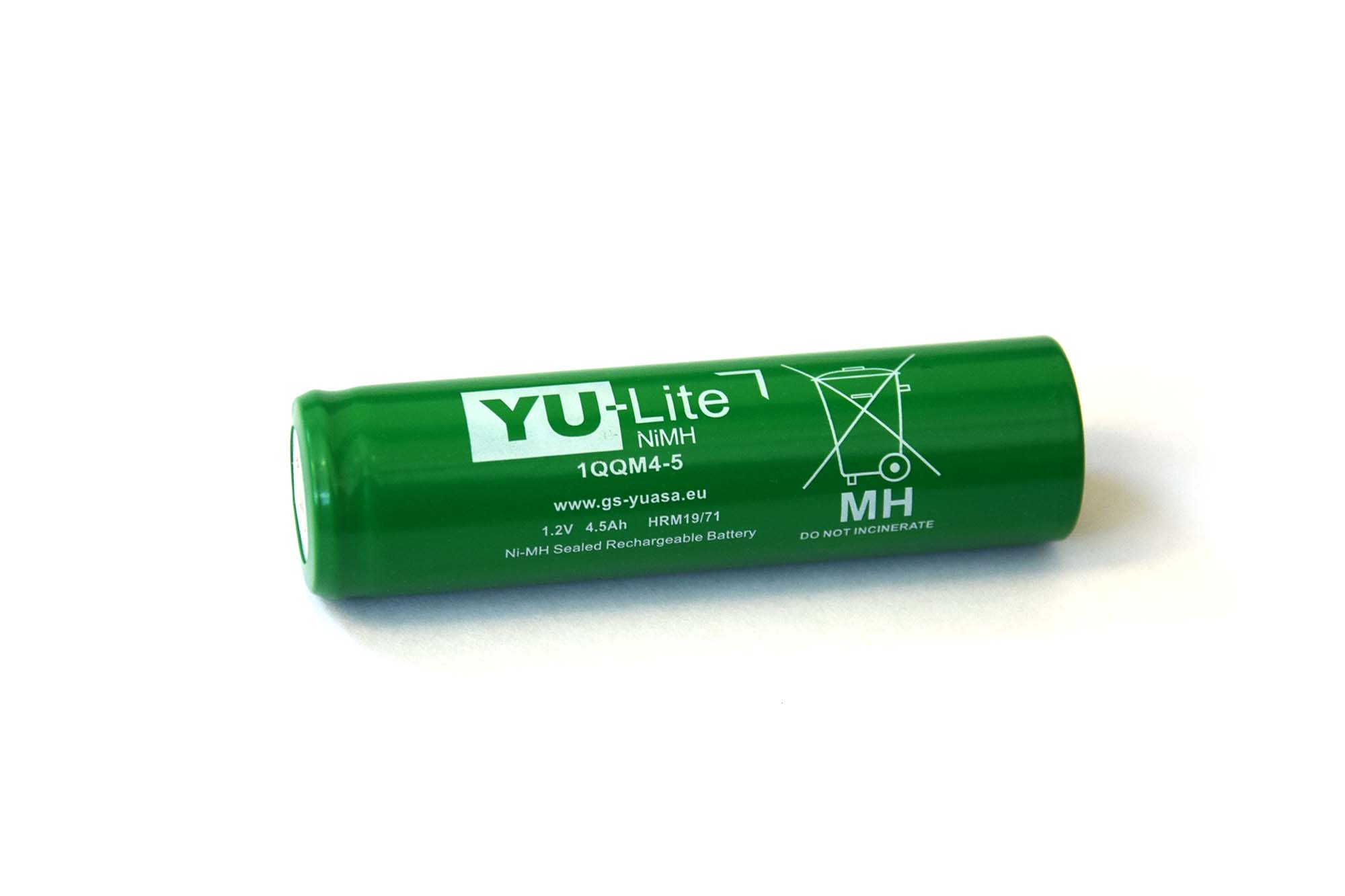 Yuasa NiMH 1.2 V Battery, 4500 mAh x 67 mm