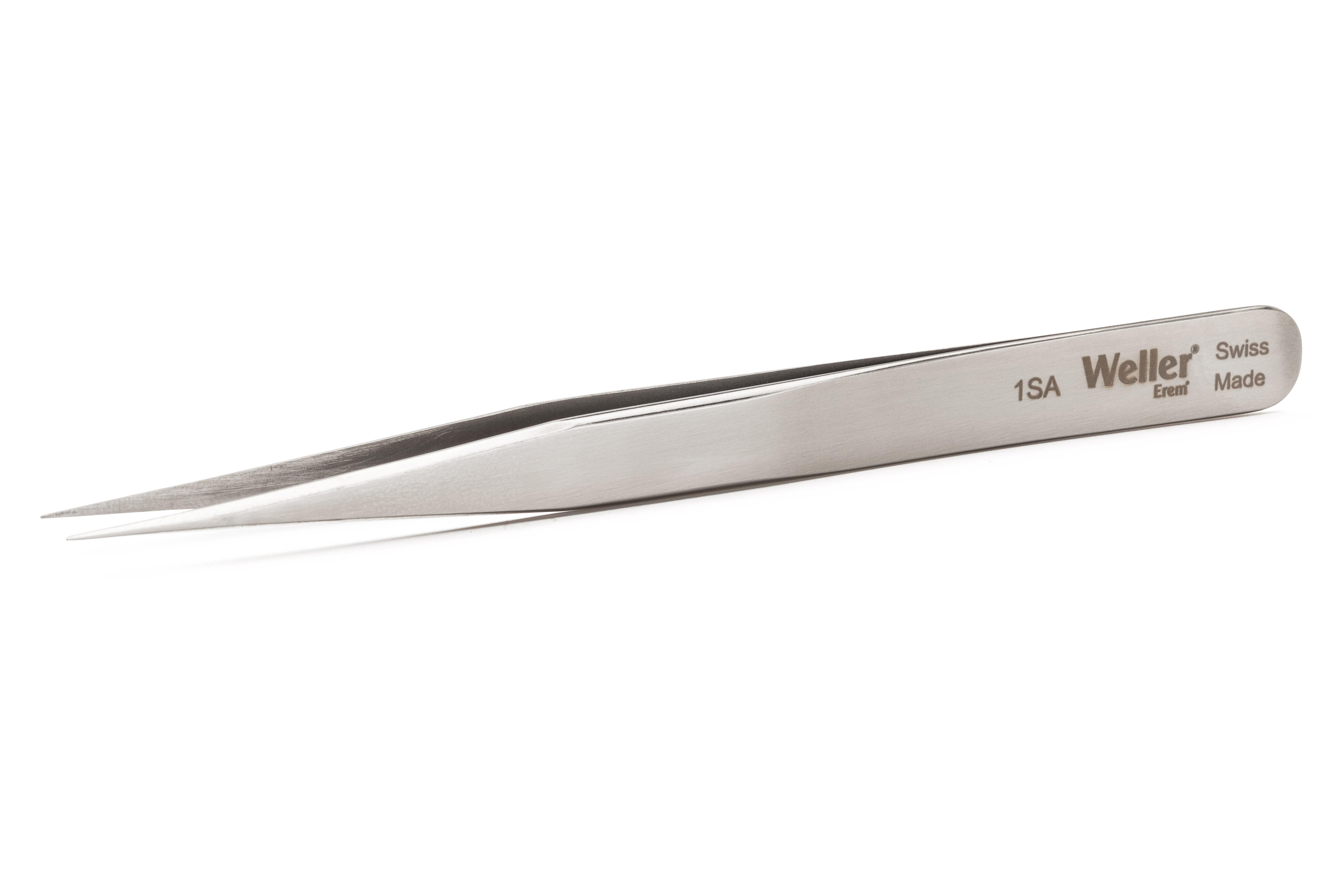 Erem 120mm Stainless Steel Pointed ESD Safe Tweezer