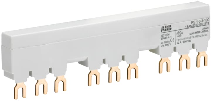 ABB Accessories MS116/MS132 PS1 3 Phase Busbar, 690 V ac