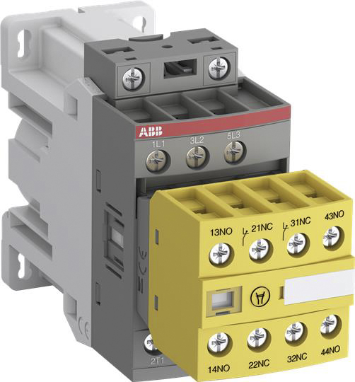 ABB Jokab AFS Contactor, 24V dc Coil, 3-Pole, 30 A, 7.5 kW 24V dc, 3 NO, 600V ac