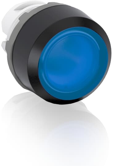 ABB MODULAR Series Blue Momentary Push Button Head, 22 mm Cutout, IP66, IP20