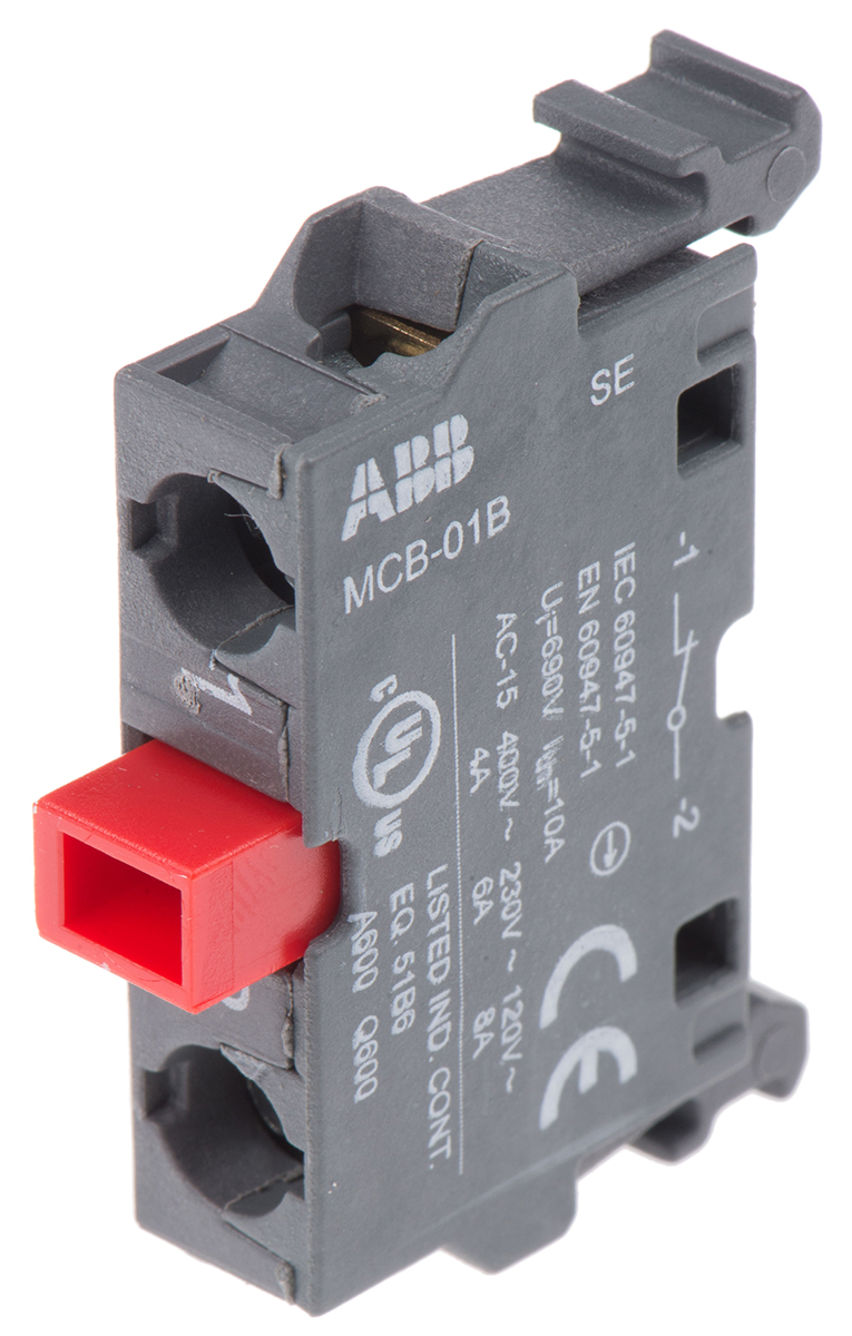 ABB ABB Modular Series Contact Block, 690V, 1 NC