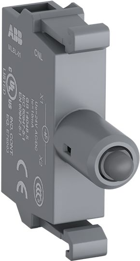 ABB MLBL Series Light Block, 24V, Blue Light