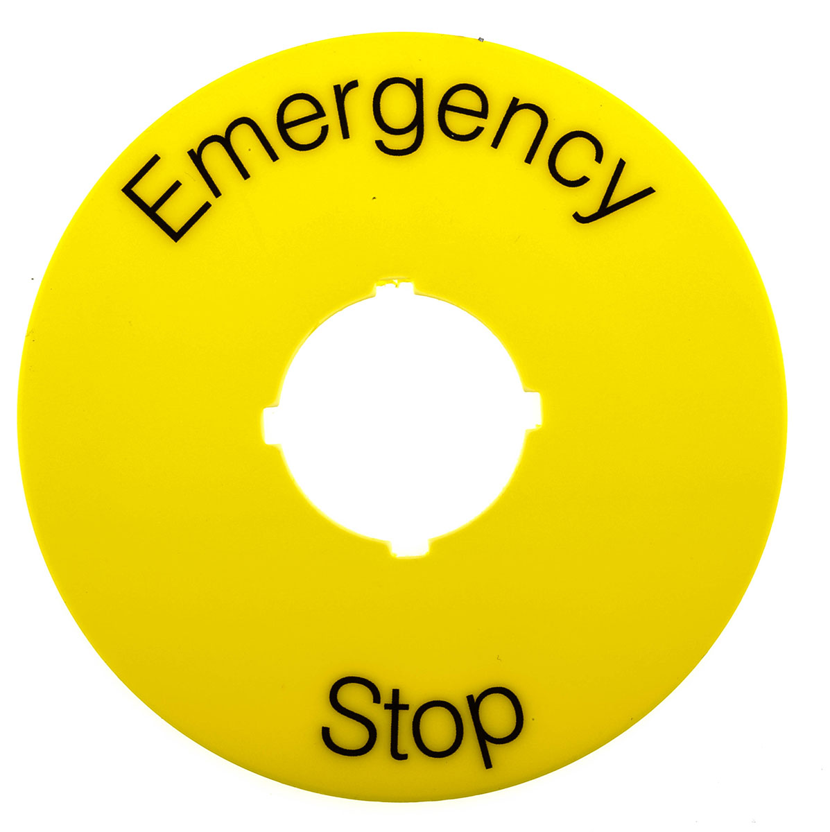 ABB Legend Plate for Use with 70 mm Emergency Stop