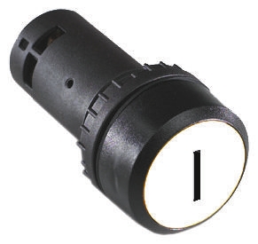 ABB Compact Series Illuminated Push Button Switch, Momentary, Panel, 22 mm Cutout, SPST, IP69K, 230 V dc 230 V ac