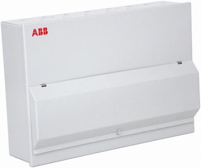 ABB 4 Steel Consumer Unit, 100A IP30 Housemaster