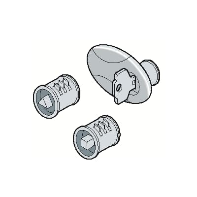 ABB Grey Steel Cabinet Lock