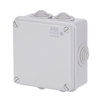 1sl0816a00 ABB Grey Thermoplastic Junction Box, IP55, 100 mm, 100mm 50 mm