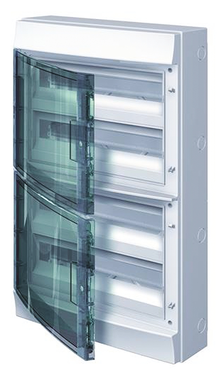 ABB 72 Plastic Consumer Unit, 125A, IEC 60670, EN 60439-3 IP65 MISTRAL65