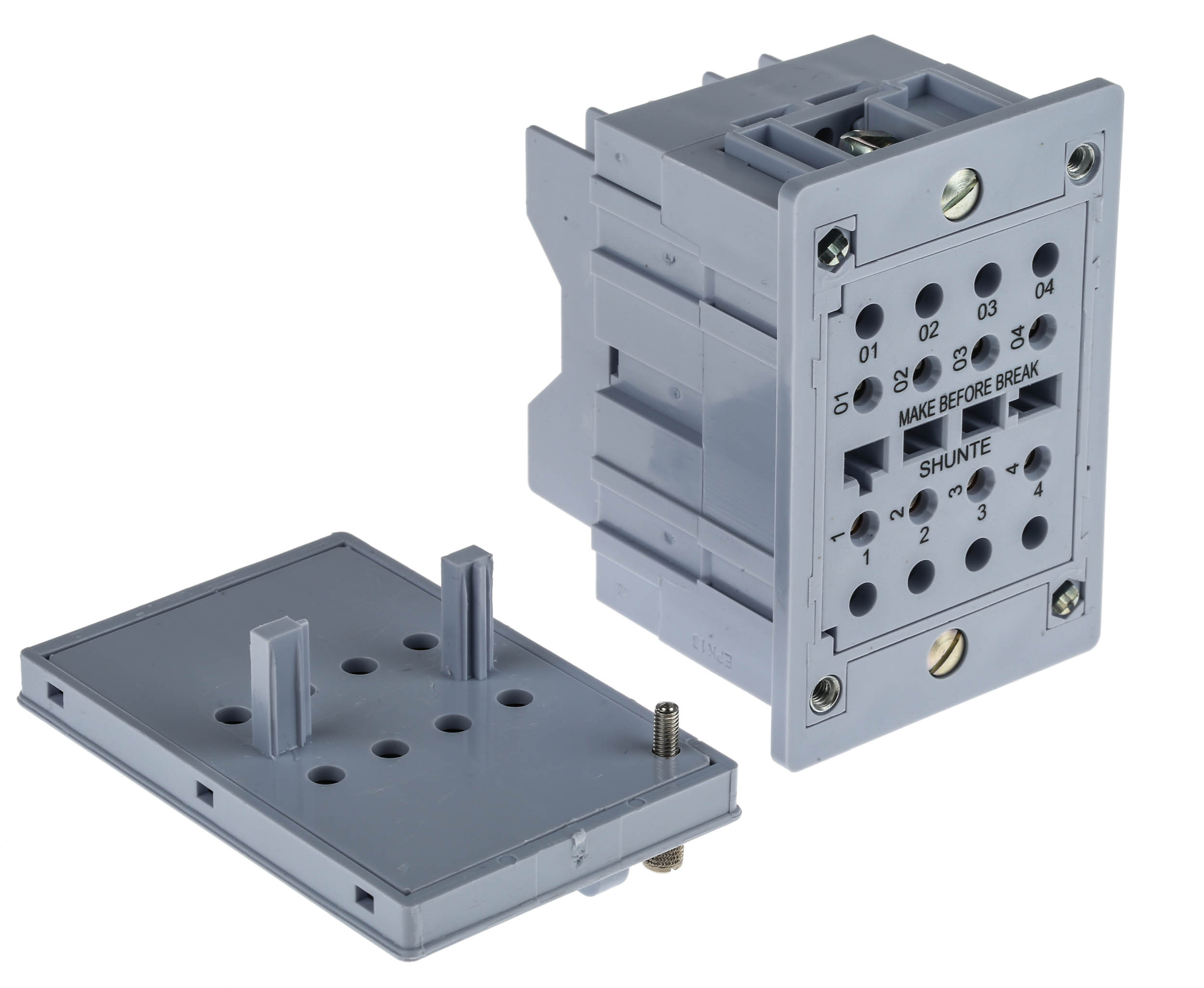 1sna166627r2200 Essailec Mains Test Block Cable Entry 0.34 to 10 mm², 400V, 8A Ring Tongue, with 2 m