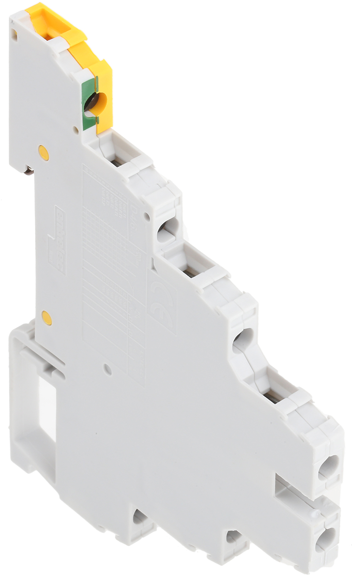 Entrelec 1SNA299684R0200 SNA Series Earth Terminal Block Grey, 4mm², 3-Level, Screw