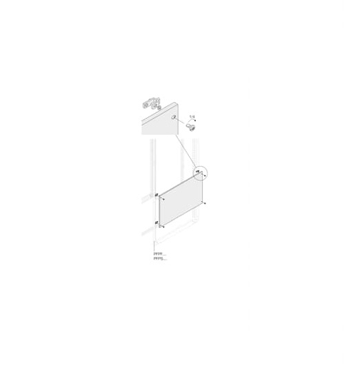 ABB PPFB Series RAL 7035 Light Grey Pickled Steel Sheet, 450 mm H, 400mm W, 400 mm D, 400 mm L, for Use with PPFB4540