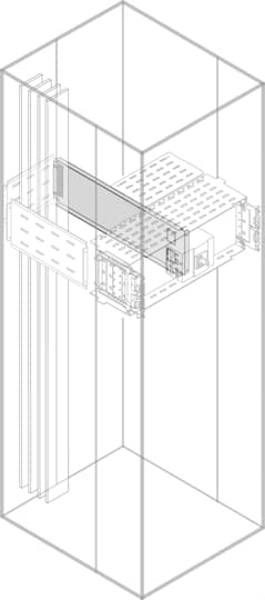 ABB 1STQ Series Pickled Steel Sheet Divider Panel for Use with Modular Boards - System Pro E Power 48 mm x 500 mm x