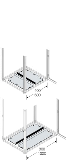 ABB Steel Clamp for Use with Main Distribution Boards 240 mm x 15 mm x 850mm
