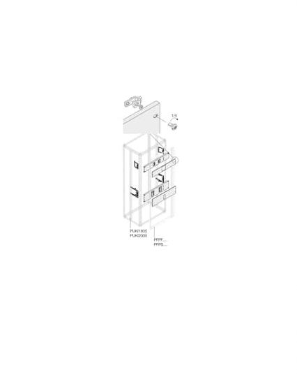ABB Pickled Steel Sheet Assembly Kit for Use with Main Distribution Boards 200 mm x 600 mm x 600mm