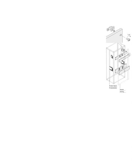 ABB Pickled Steel Sheet Assembly Kit for Use with Main Distribution Boards 600 mm x 600 mm x 600mm