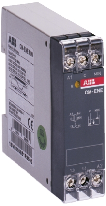 ABB CM-ENE MIN Series Liquid Level Relay -, Snap-On, Screw, DIN Rail 240V ac-Rated Relay