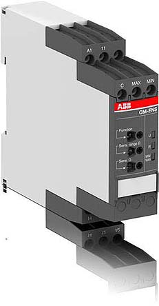ABB CM-ENS Series Liquid Level Relay -, DIN Rail 1 Voltage Input 240V ac/dc-Rated SPDT Relay