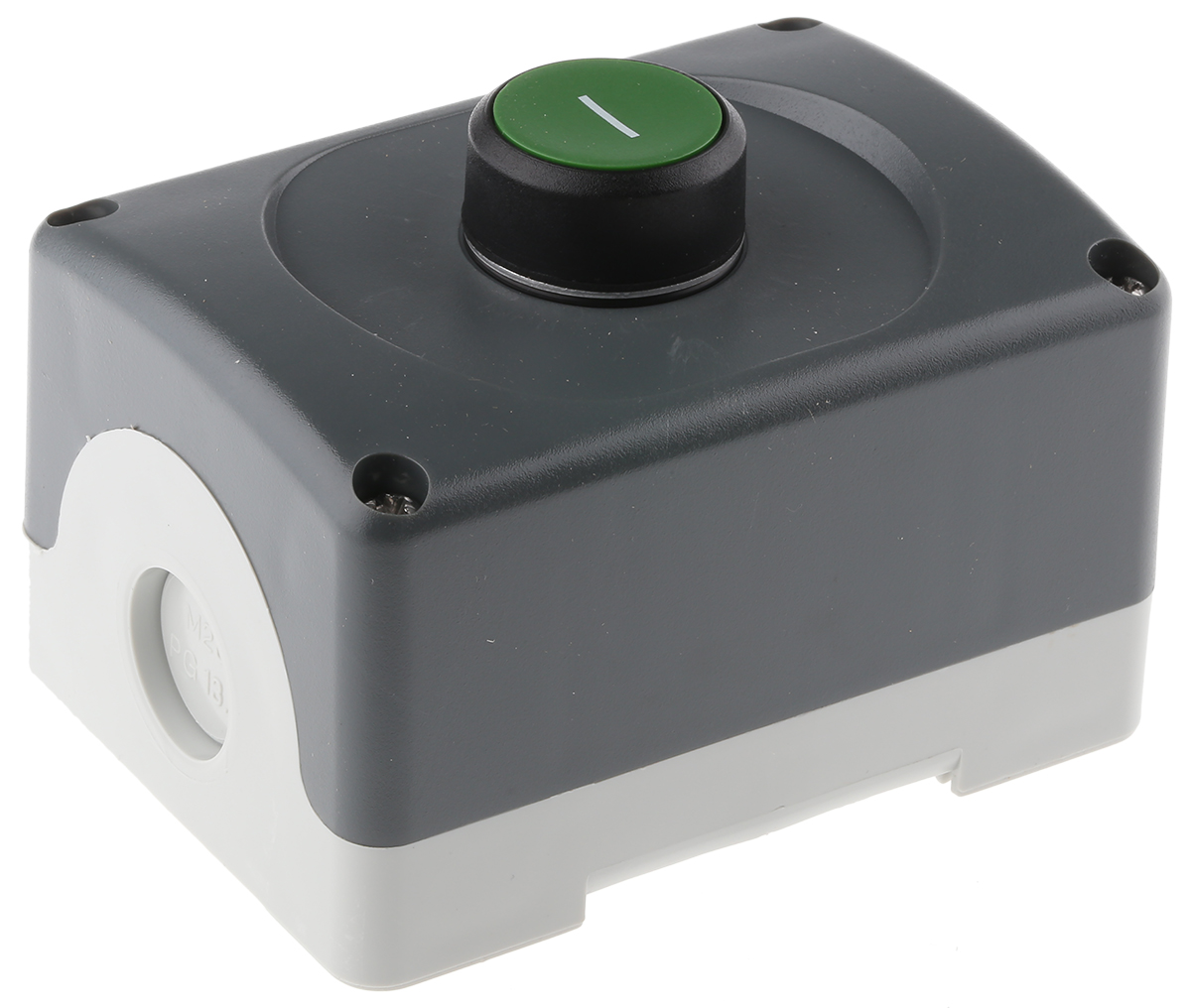 ABB Enclosed Push Button, Plastic, Green, IP66