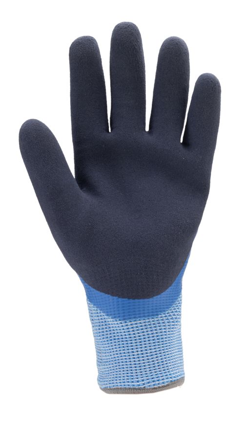 1wind00010 Coverguard EUROWINTER D100 Blue, Black High Density Polyethylene Glove, Size 10, Latex Coating