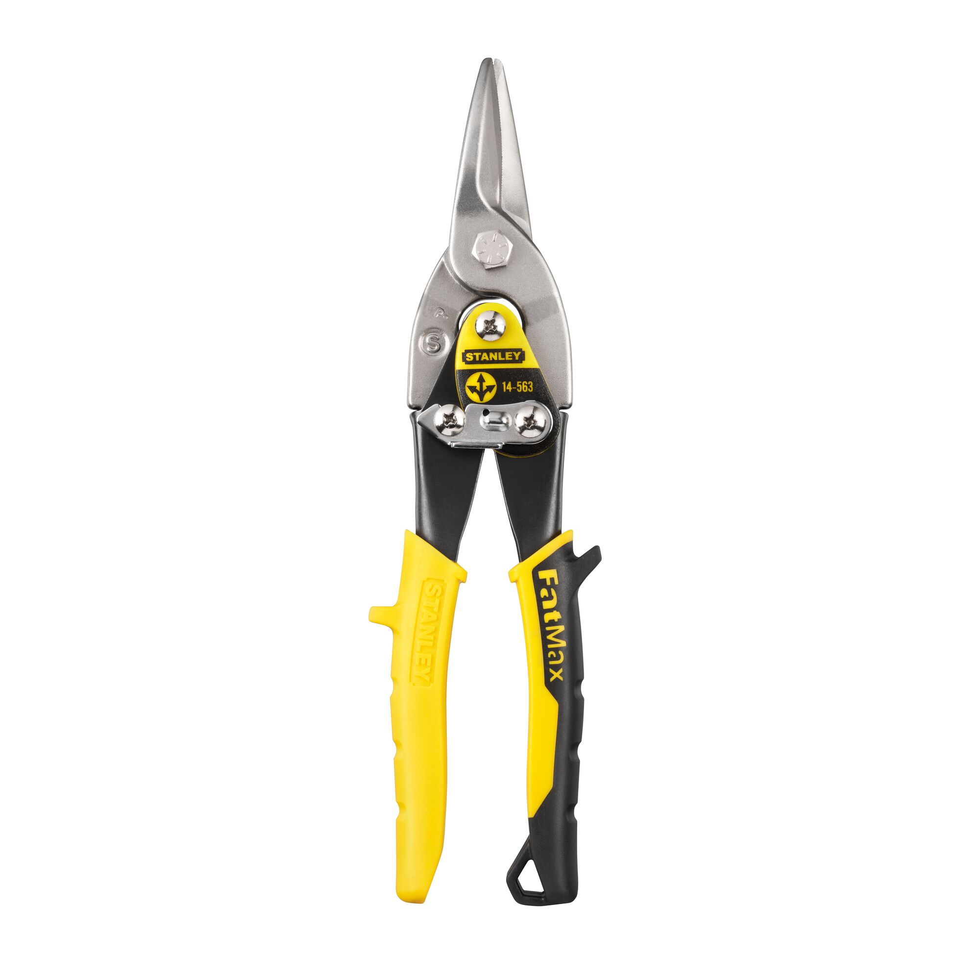 Stanley 250mm Snips for Polyvinyl Chloride, Leather, Aluminium, Cardboard, Rubber, Steel