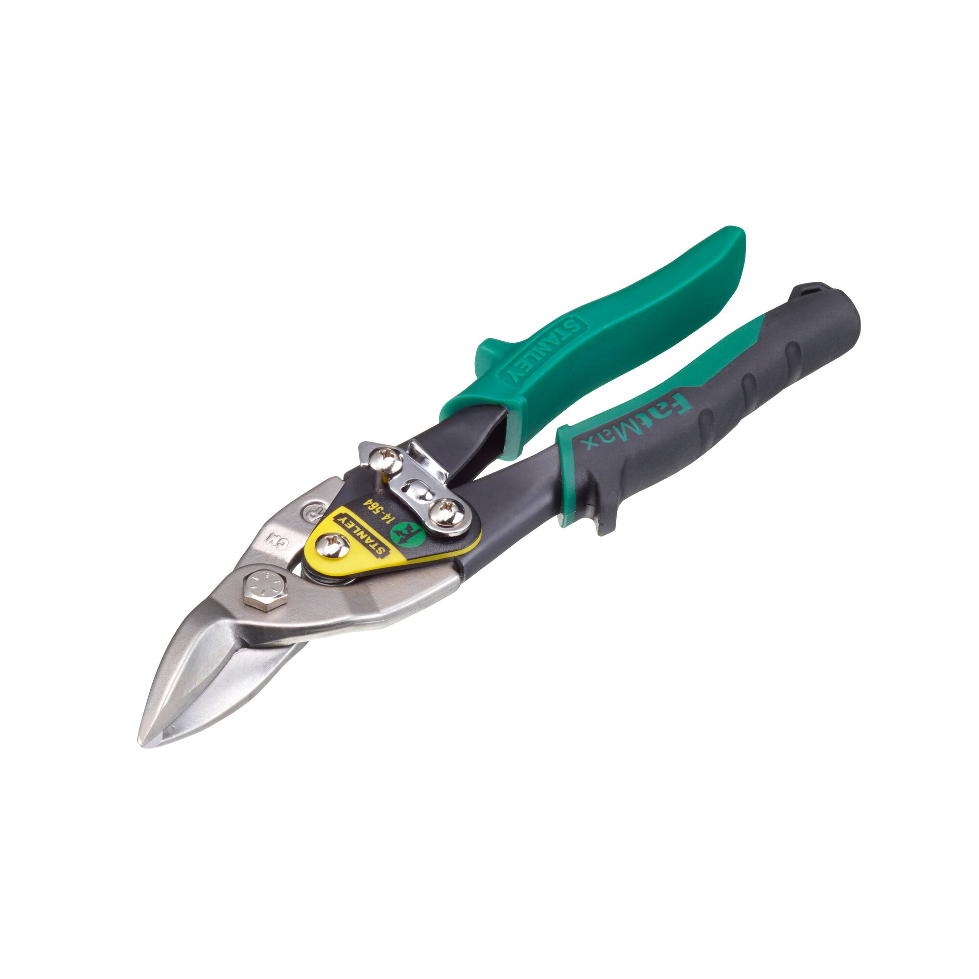Stanley 250mm Snips for Aluminium, Leather, Steel, Cardboard, Rubber, Polyvinyl Chloride