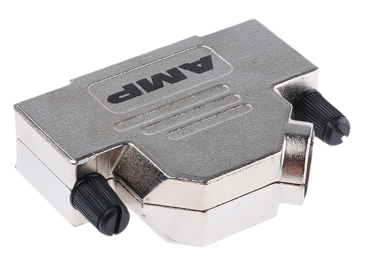 TE Connectivity ADK Series Zinc Angled D-Sub Backshell, 25 Way Strain Relief