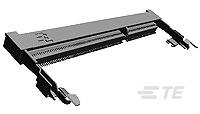 TE Connectivity 0.6 mm Pitch 204 Way, Right Angle Surface Mount DDR3 DIMM Socket ,1.5V
