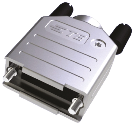TE Connectivity ADK Series ABS Straight D-Sub Backshell, 25 Way Strain Relief