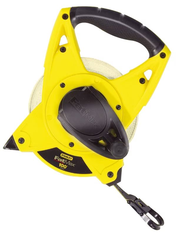 Stanley FatMax STANLEY OPEN FRAME FIBREGLASS LONG TAPE 30 m Tape Measure, Imperial, Metric