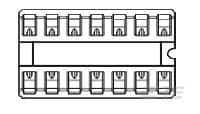 TE Connectivity 28 Way DIP DIP IC Socket