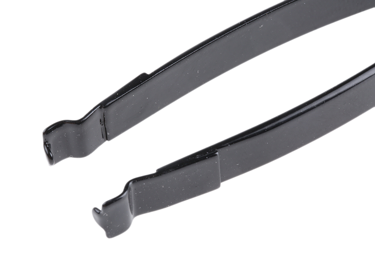 2-601-13 Bernstein 125mm Ceramic, Steel, Nickel Plated Brass, Glass, Plastic Sharp, Pointed, Triangular, Slotted ESD Safe Tweezer
