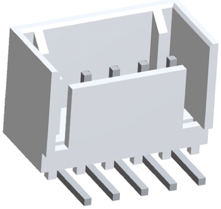 TE Connectivity MTA-100 Series Right Angle Through Hole PCB Header, 4 Contact(s), 2.54 mm Pitch, 1 Row, Shrouded