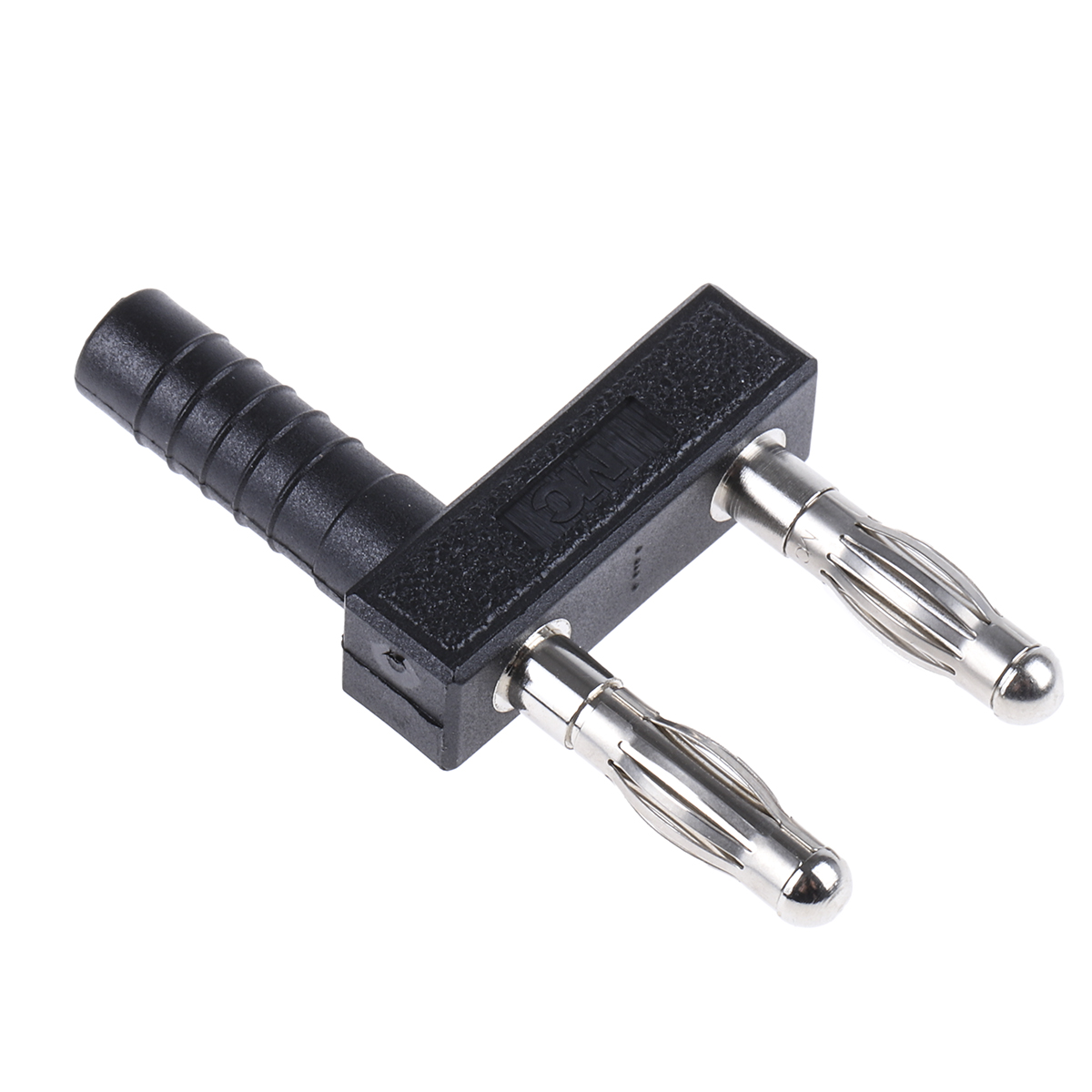 Staubli Black Male Banana Plug, 4 mm Connector, 30 V, 60V dc, 32A, Nickel Plating