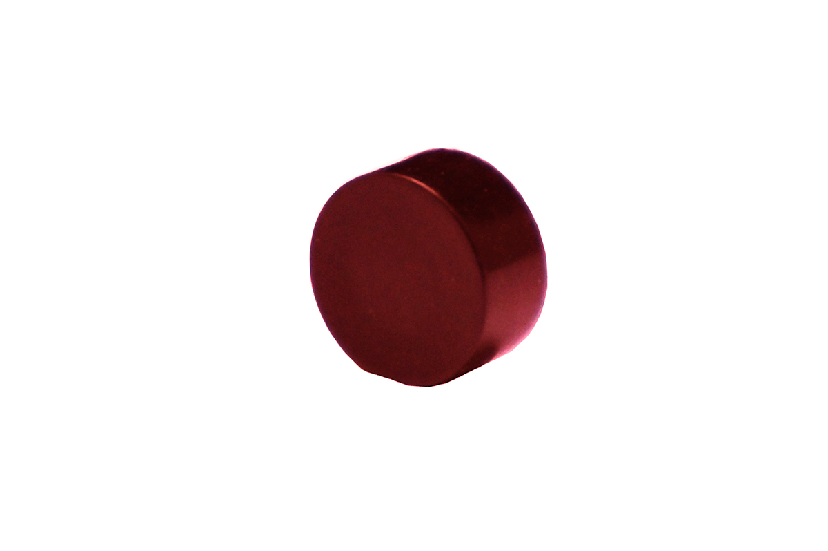 EOZ Red Push Button Cap for Use with 10 mm Push Button