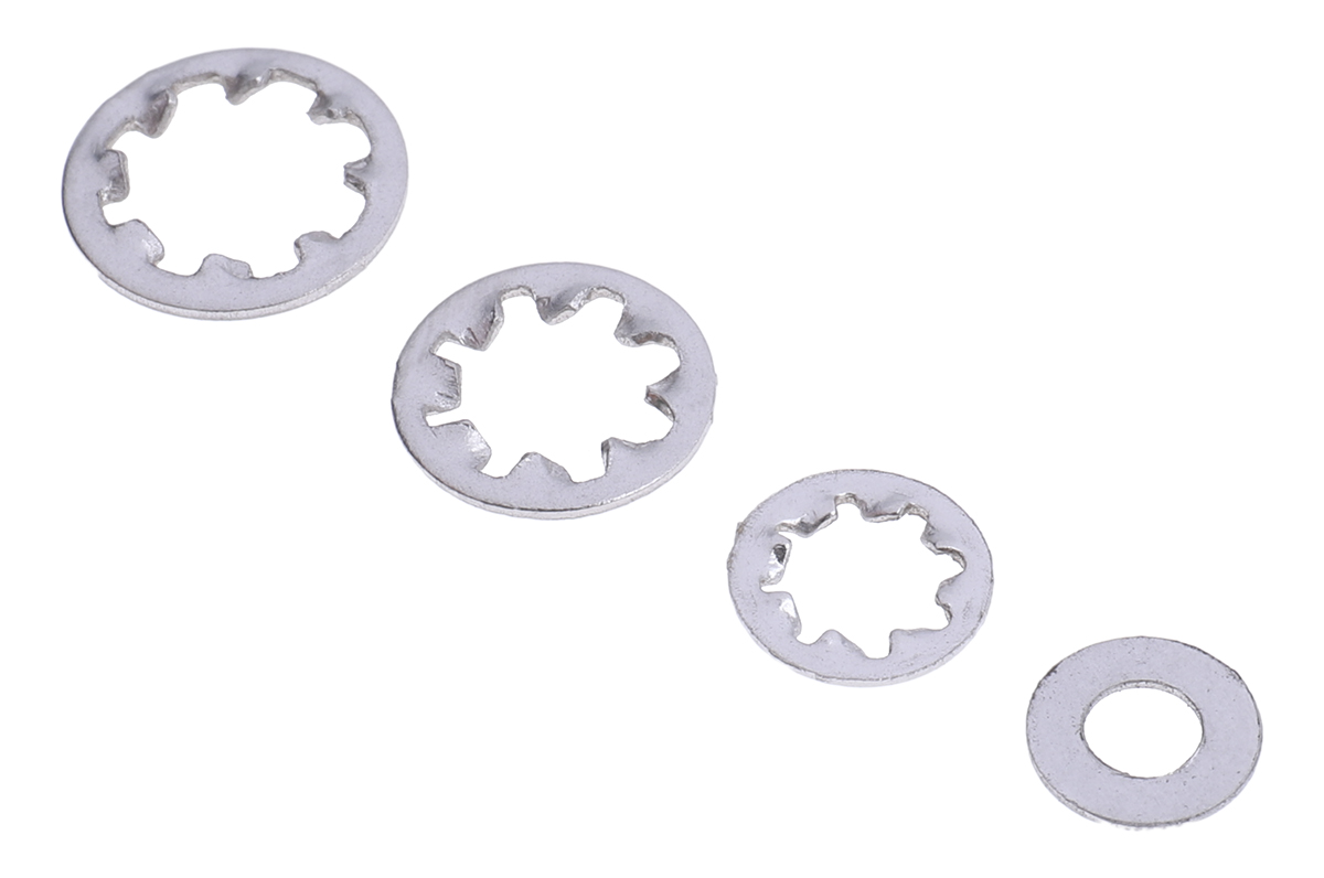 200-9835 RS PRO 2700 piece Stainless Steel Washer Kit