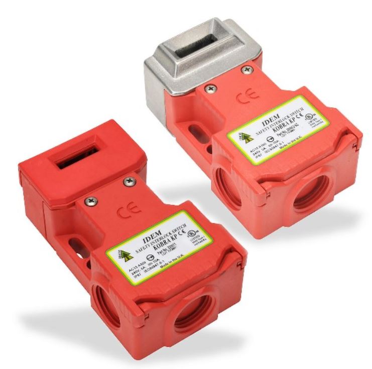 IDEM KP Safety Interlock Switch, Keyed Actuator Included, Polyester, Interlock