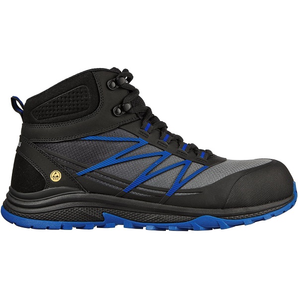 200047ec-bkbl Skechers Black, Blue Men's Safety Boots 8, EU 42 IEC 61340-4-3: 2018, EN ISO 20345:2011, BS EN 61340-5-1: 2016-BN
