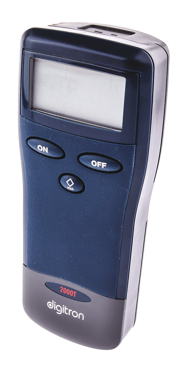 Digitron 2000T Wired Digital Thermometer, K Probe, 1 Input(s), 1350 °C Max, ±0.5 % Accuracy