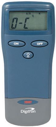 Digitron 2000T Wired Digital Thermometer, K Probe, 1 Input(s), 1350 °C Max, ±0.5 % Accuracy - RSCAL