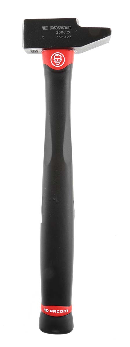 Facom Stainless Steel Head Engineer Hammer with Graphite Handle, 0.345 kg