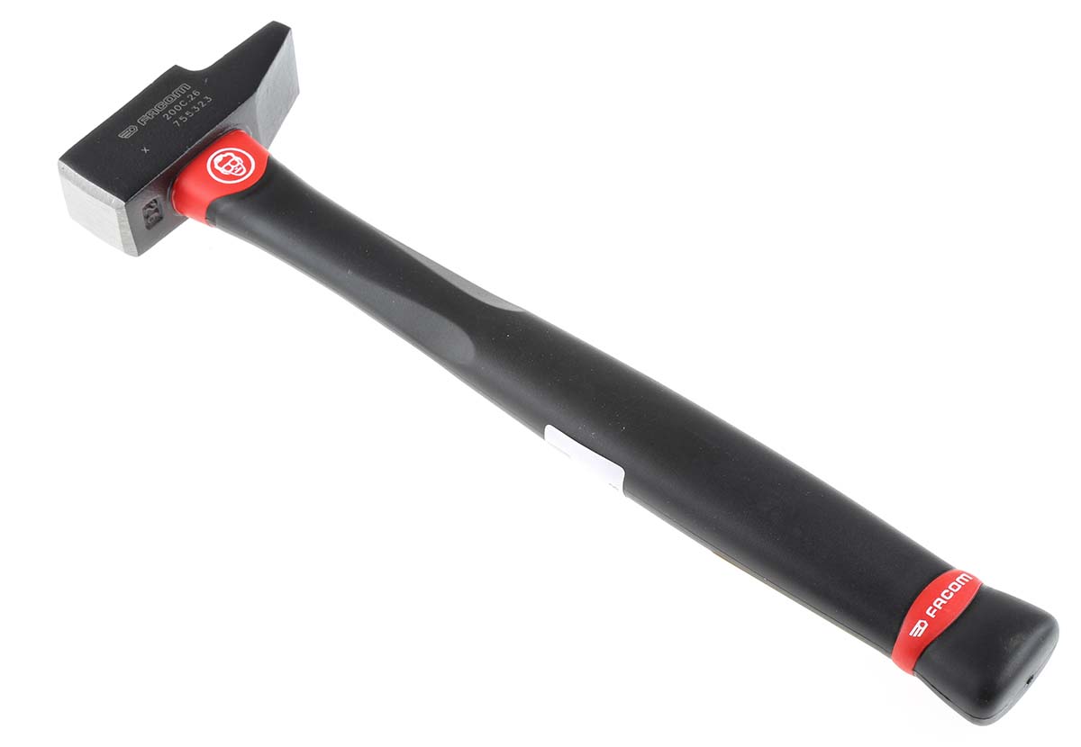 200c26 Facom Stainless Steel Head Engineer Hammer with Graphite Handle, 0.345 kg