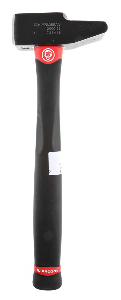 Facom Carbon Steel Head Engineer Hammer with Graphite Handle, 0.585 kg